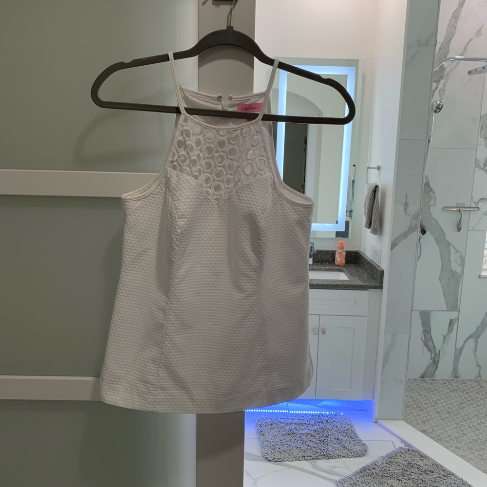 Lily Pulitzer white top size 4